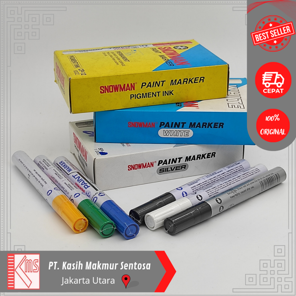 

PAINT MARKER, SNOWMAN (COLOUR)