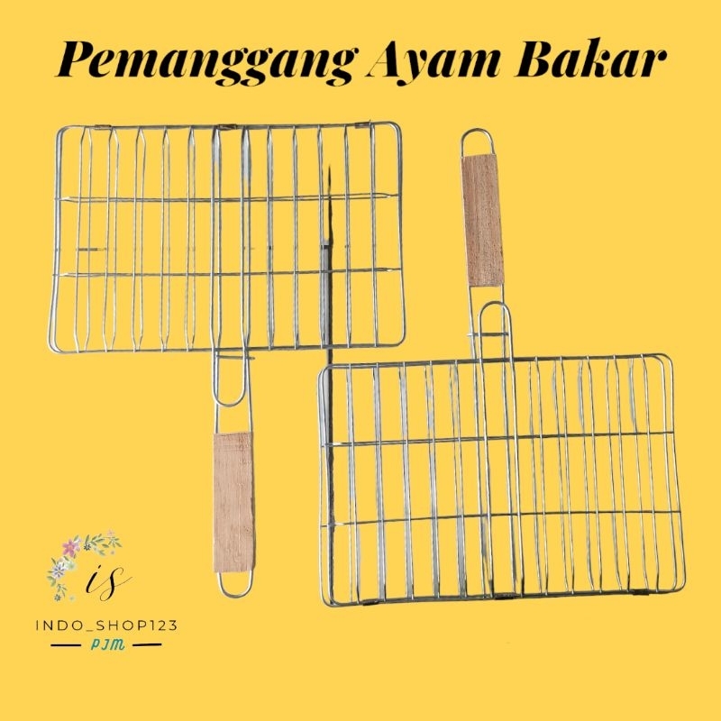 Pemanggang Ayam ikan Bakar tebal Murah anti karat