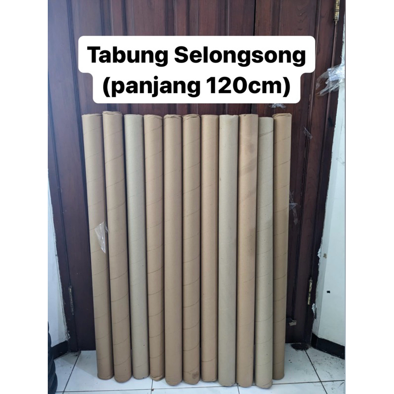 

Paper Tube Selongsong 120cm untuk Kertas Foto Poster Stiker / Kardus Paper Core Sticker / Tabung Packing Packaging / Corong Karton Gulungan