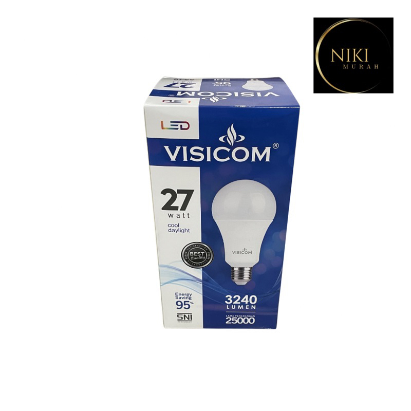 LAMPU LED Bulb Visicom 27W GARANSI 1 Tahun