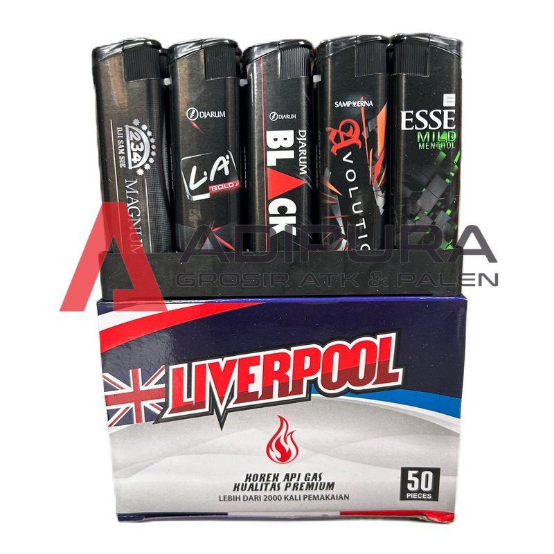 (50 Pcs) Korek Bara G2000 LIVERPOOL
