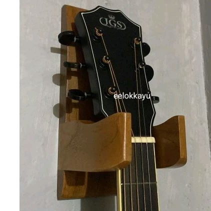 hanger gitar,gantungan gitar,stand gitar kayu jati