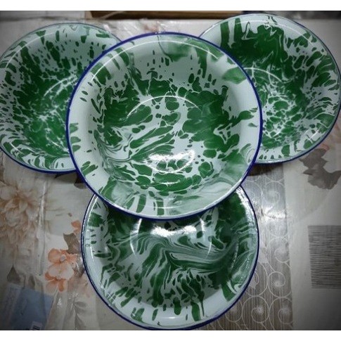 Baskom Enamel Blirik / Baskom Blurik Blirik / Baskom Jadul Murah / Baskom Jumbo 30 cm dan 42 cm