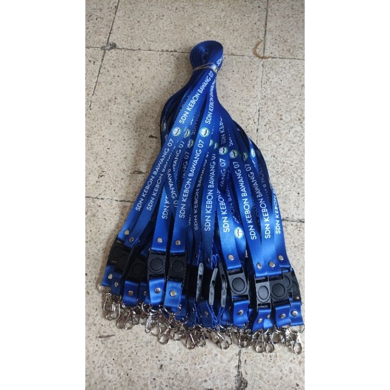 

Tali gantuntungan lanyard costom 2 cm + holder