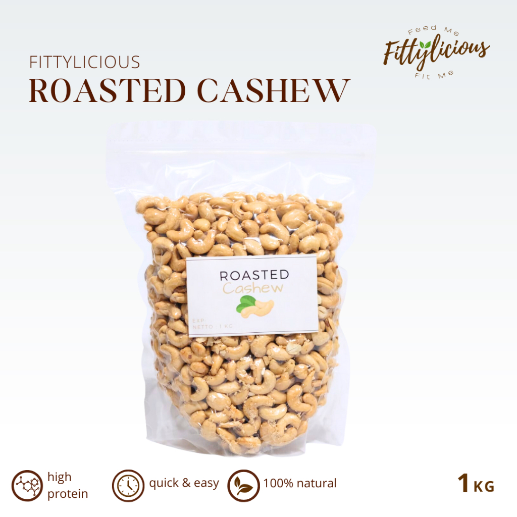 

Roasted Cashew / Kacang Mede Mete Panggang 1 KG / Kacang Mede Panggang / Roasted Nuts 250 gr