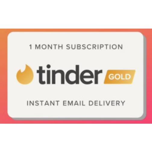 Tinder Gold - 1 Month Subscription - INSTANT DELIVERY