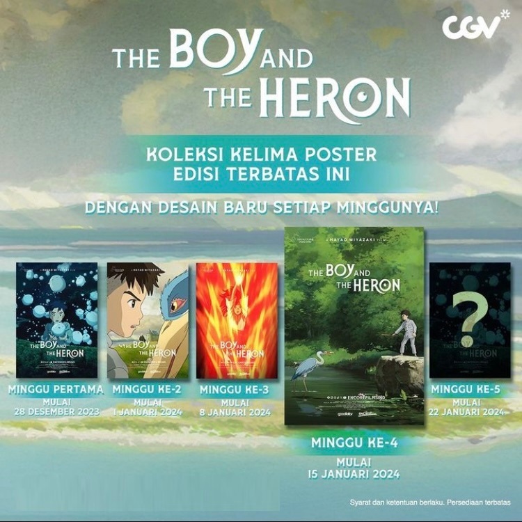 The Boy and the Heron x CGV Official Poster