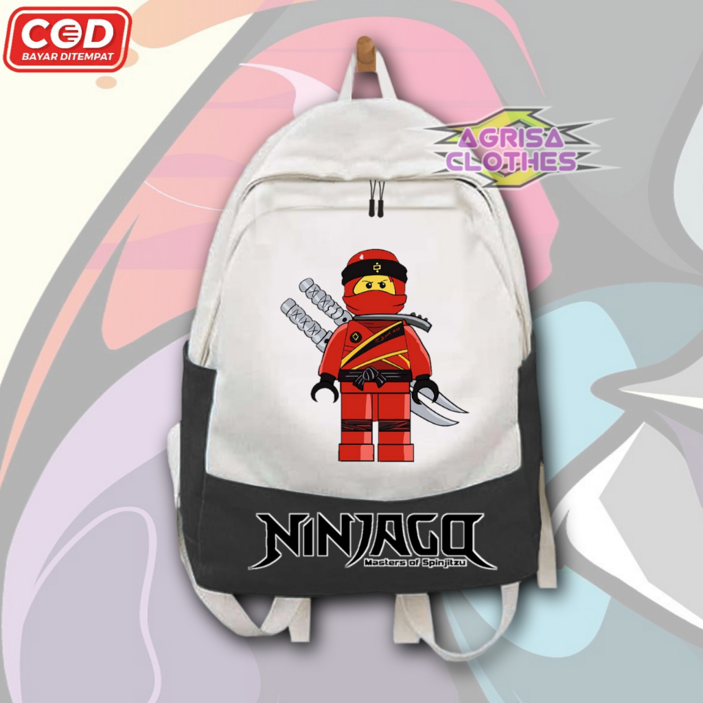 Tas ransel anak sd Lego Ninjago untuk tas laki-laki dan perempuan