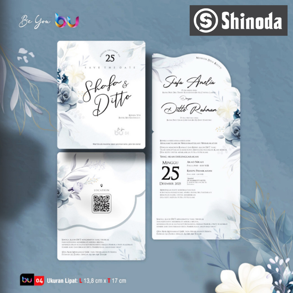 Undangan Be You 04 Pernikahan - Khitan