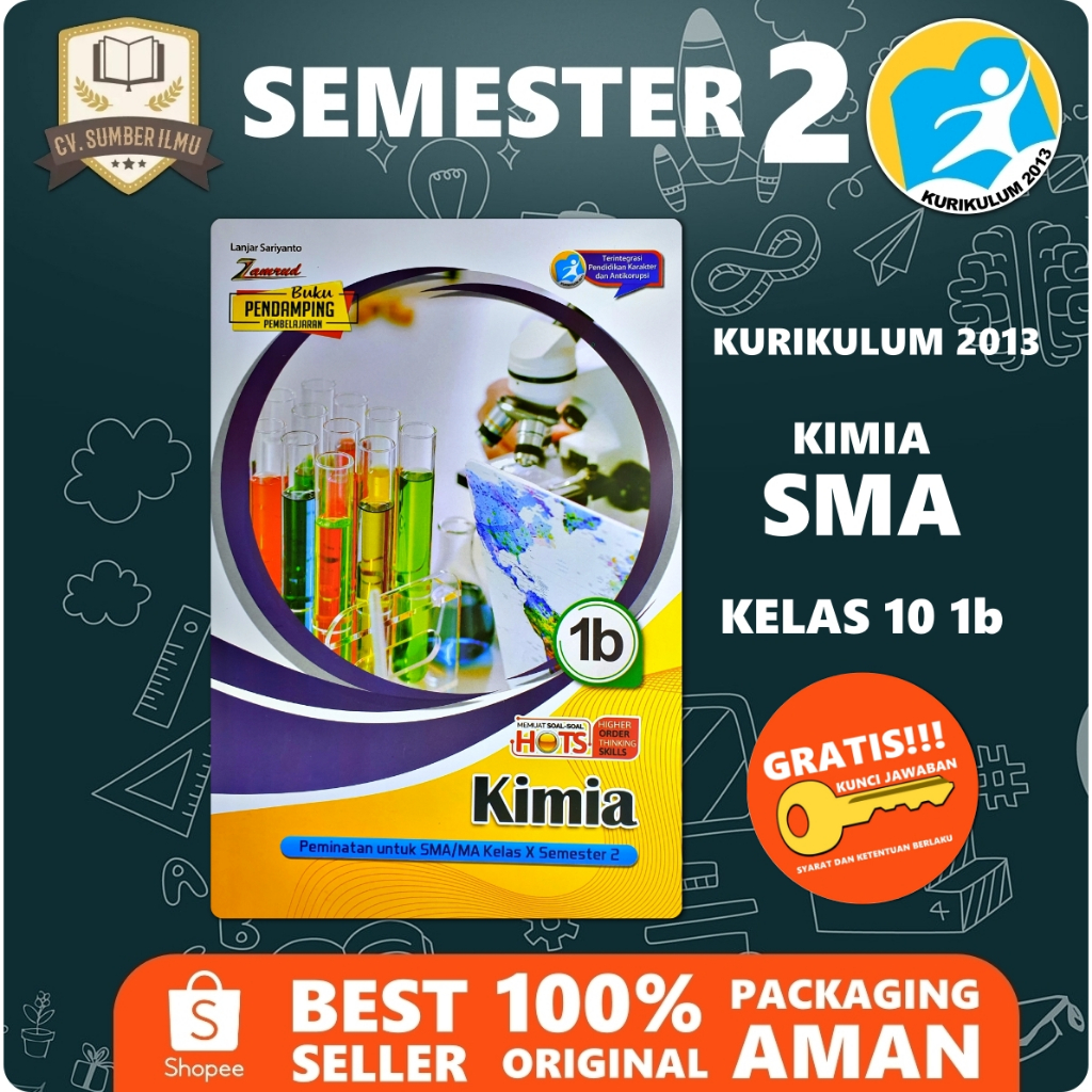 LKS KIMIA KELAS X 10 SEMESTER 2 K13 | Zamrud PUTRA NUGRAHA
