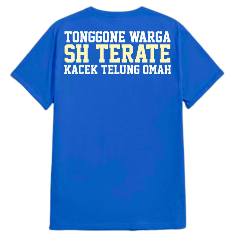 Kaos Tonggone Warga SH Terate versi BIRU ELEKTRIC