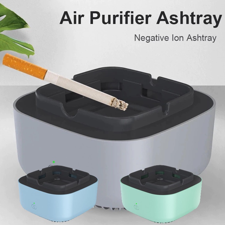 Baru KodeA5mL Asbak Rokok  Asbak Penghisap Asap Pembersih Udara Tanpa Asap Air Purifier Filter Cigar