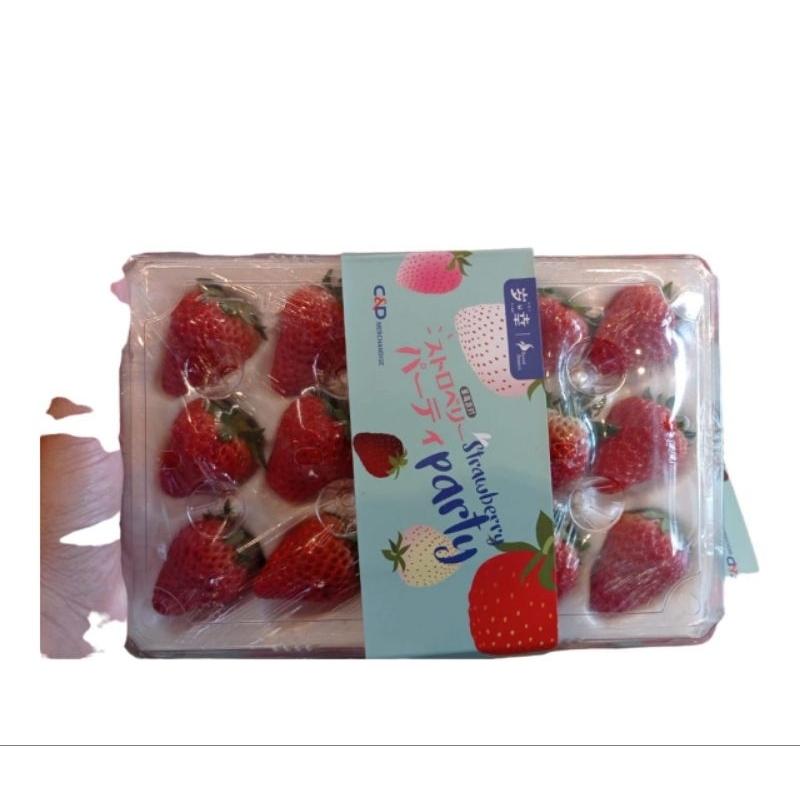 

Strawberry Super Red Fresh | Strawberry Import Merah / Pack