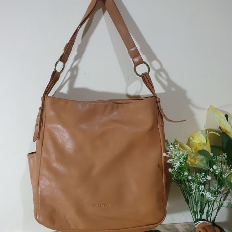 CO link Tas shoulder  bag Kulit Gilivo Preloved