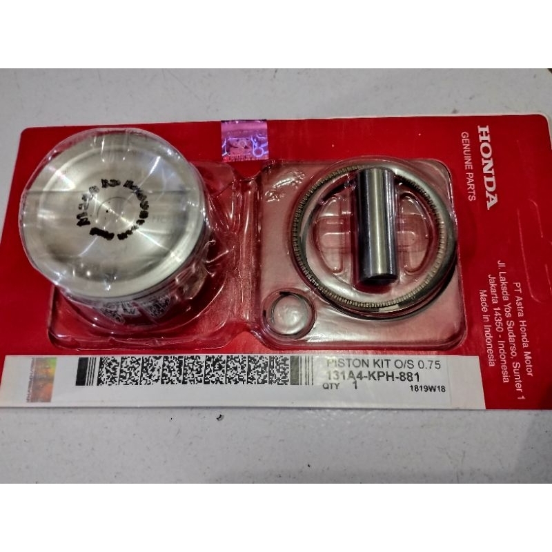 PISTON KIT SET RING SEHER PEN KARISMA OS 75 SUPRA X 125
