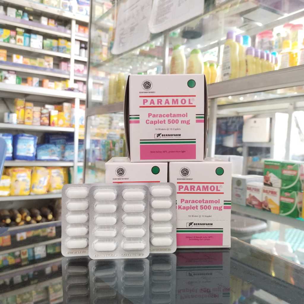 PARAMOL KAPLET 1BOX @10 STRIP paramol obat nyeri sakit gigi