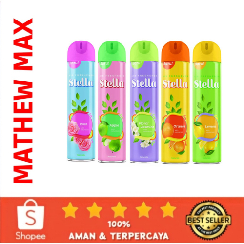 STELLA Spray Air Freshener Pewangi Pengharum Ruangan Spray 400ml + 140ml