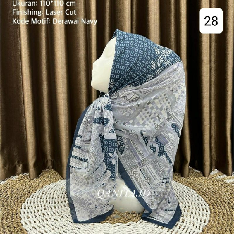 Hijab voal premium - voal motif - hijab voal motif premium - voal premium - hijab motif premium