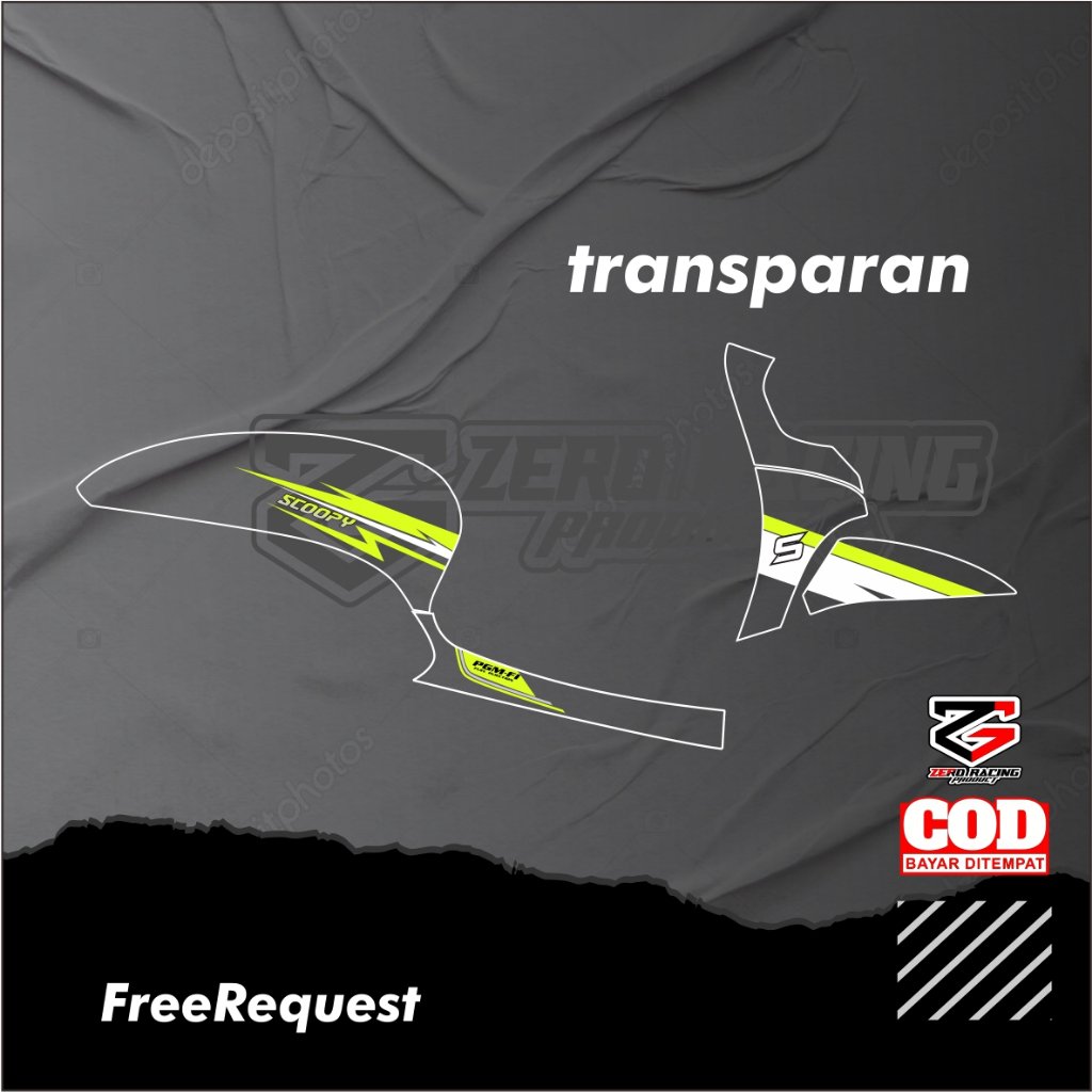 Stiker striping variasi honda scoopy 2020/terbaru desain kekinian free custom ganti nama nmr