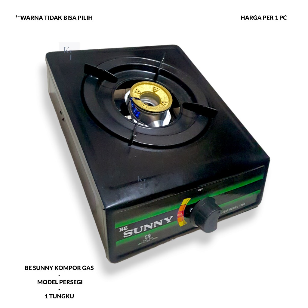 Kompor Gas 1 Tungku / Kompor Gas Be Sunny 1 Tungku Model Kotak