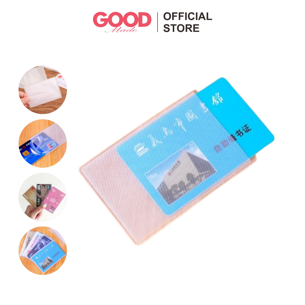 

GOOD MADE - Plastik Cover Pelindung Kartu ATM SIM KTP Kartu Nama | COD