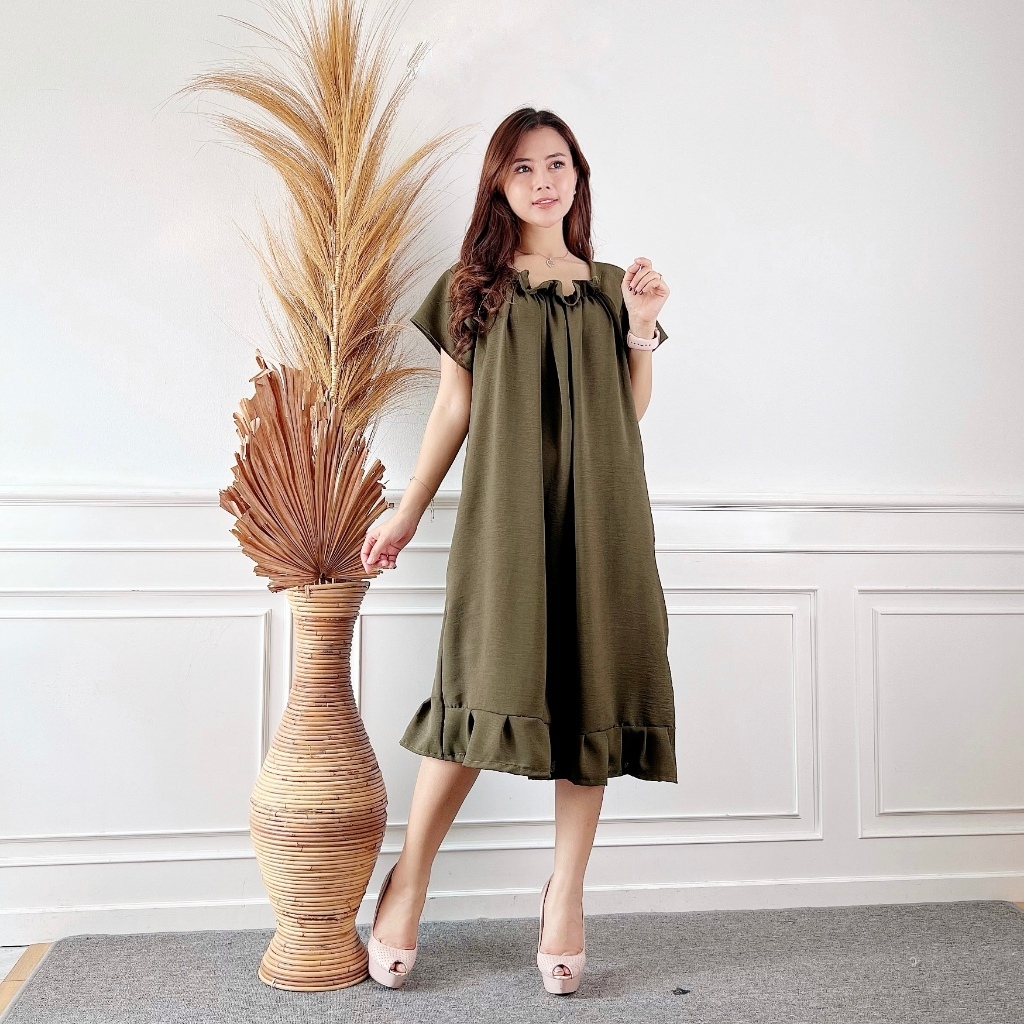 ZERAX - Daster Dress fuji JUMBO XL / DASTER DRESS SANTAI / OUTFIT KEKINIAN ANAK REMAJA ABG / TERMURA