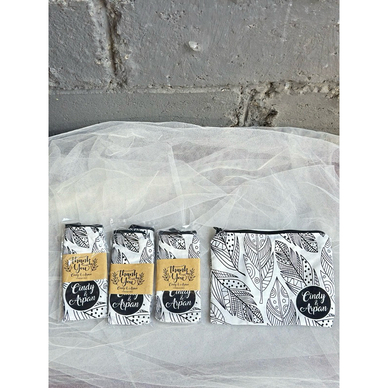 souvenir pouch 100 pcs include packing