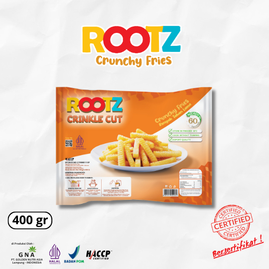 

ROOTZ CRINKLE CUT 400gr