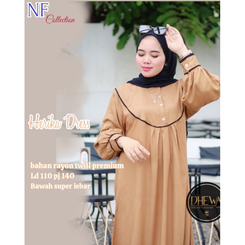 Gamis Lebaran Herika dress By Dhewa Style