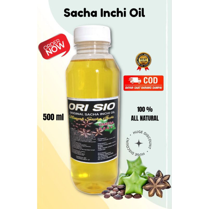 

YAK OIL SACHA INCHI ORIGINAL MURNI /MINYAK OMEGA 3,6 & 9 500 ml