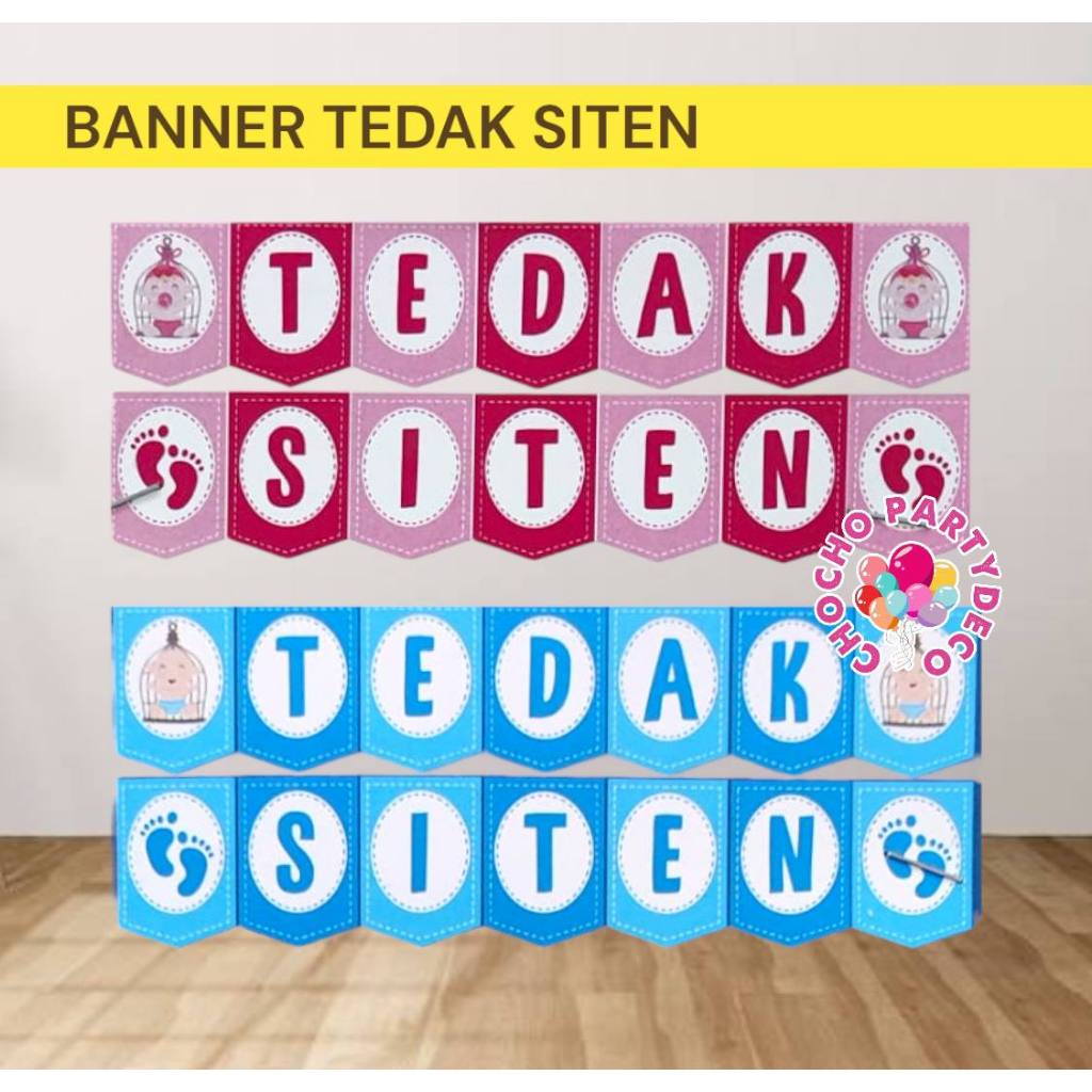 Bunting Flag TEDAK SITEN / Banner Tedak Siten