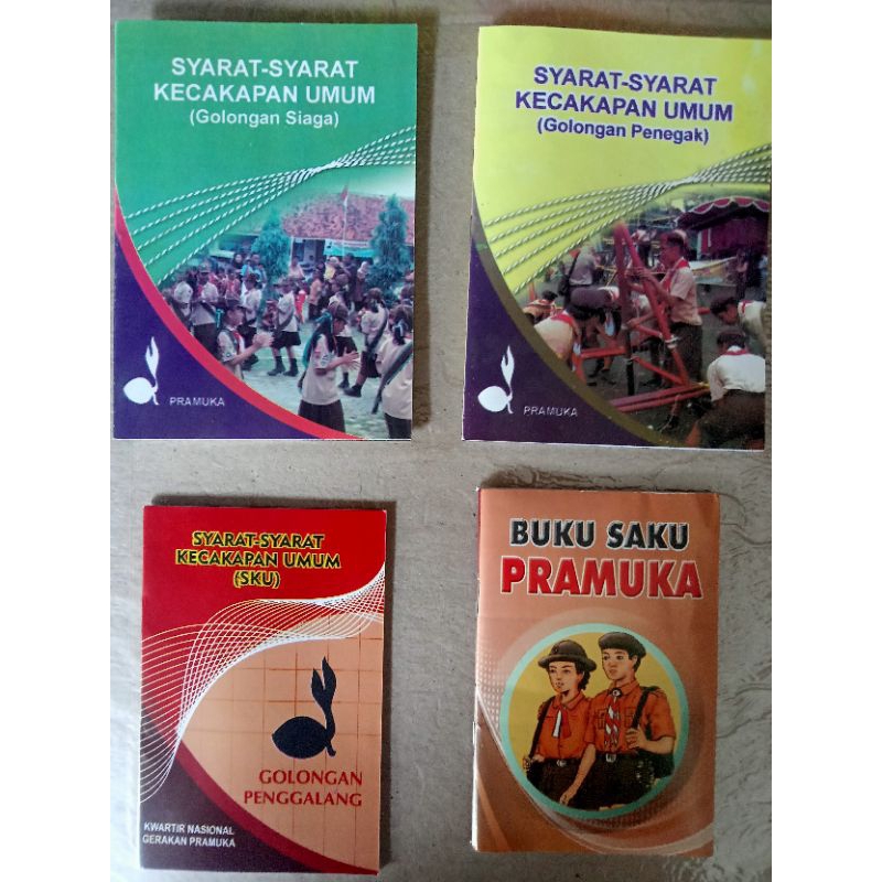 1set Buku Sku Pramuka dan buku saku