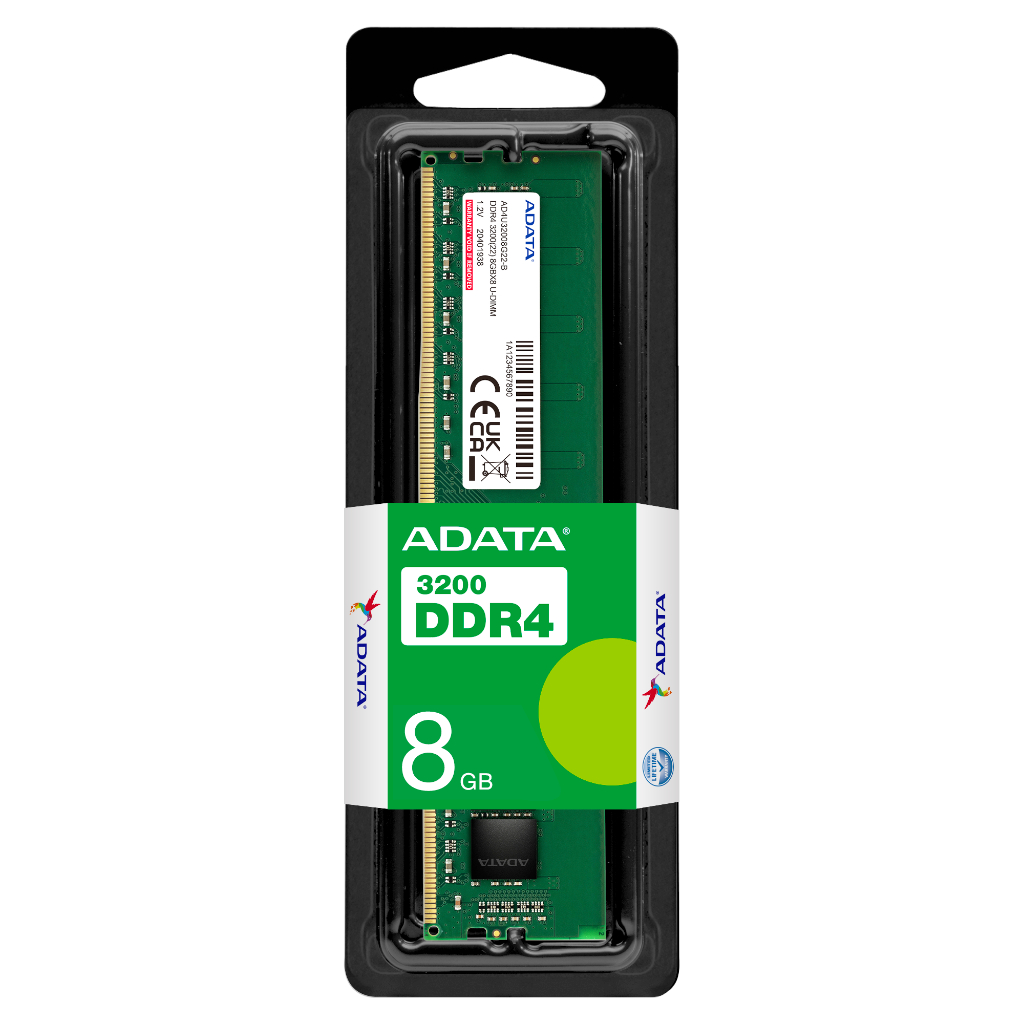 ADATA DDR4-3200 UDimm (RAM Desktop / PC)  - 8GB/16GB/32GB