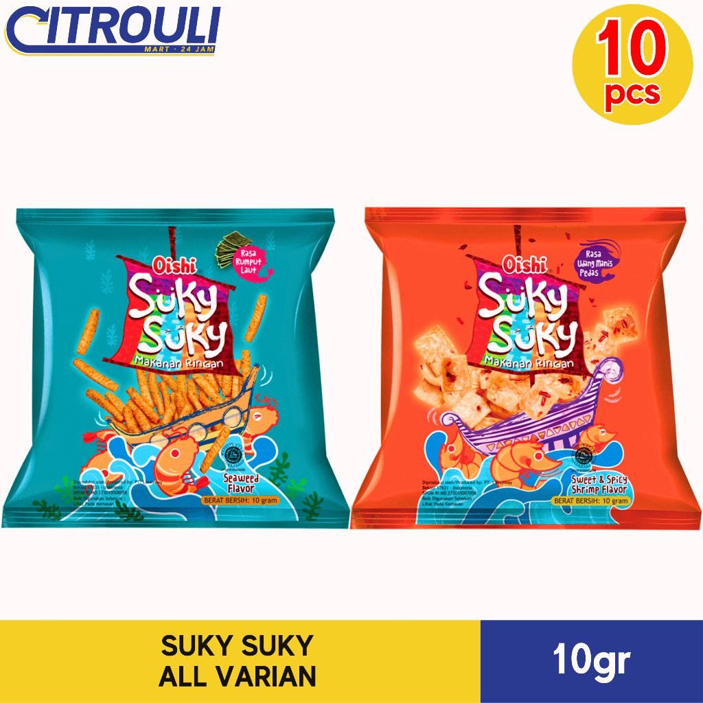 

OISHI SUKY SUKY 11gr (ISI 10pcs / 1 RENTENG ) ALL VARIAN