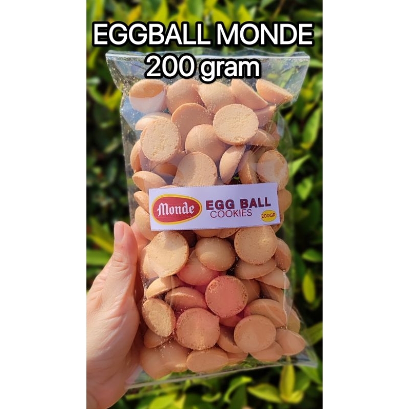 

Monde EGGBALL cookies 200gram| Eggdrop 110gram