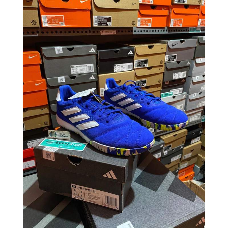 Sepatu Futsal Adidas Copa Gloro IN Blue FZ6125 Original BNIB