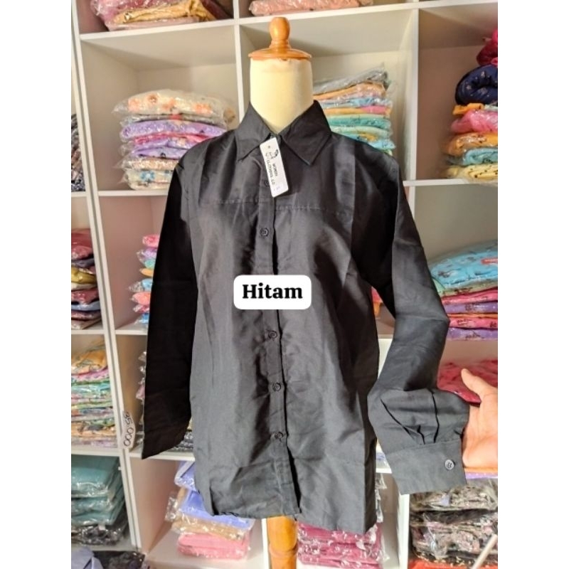 Kemeja Dewasa Cewek Cowok Lengan Panjang