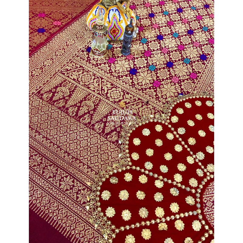 Tujuh Saudara Songket Palembang Motif Lepus Antik