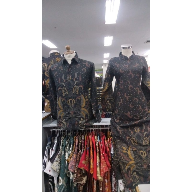 arthaloka,batik kapel/sarimbit pria lengan panjang wanita gamis