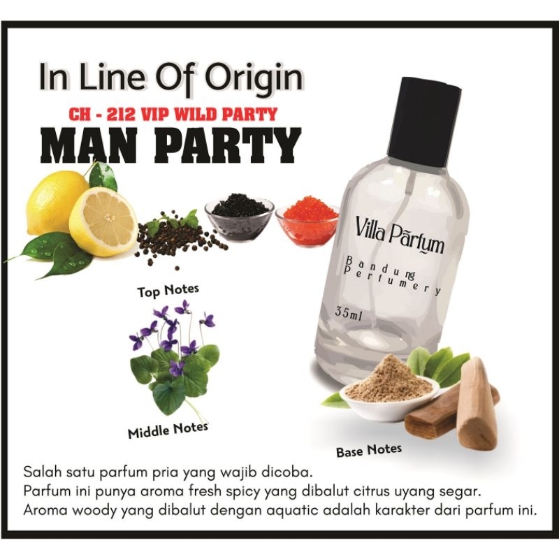 Parfum CH - 212 Wild Party for Man (MAN PARTY) villaparfum