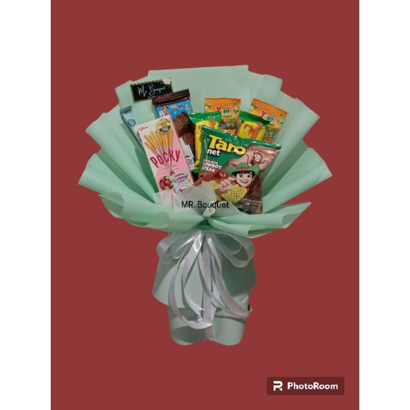 

buket snack murah/bujet snack low budget/buket snack wisuda/buket ulang tahun/buket murah meriah