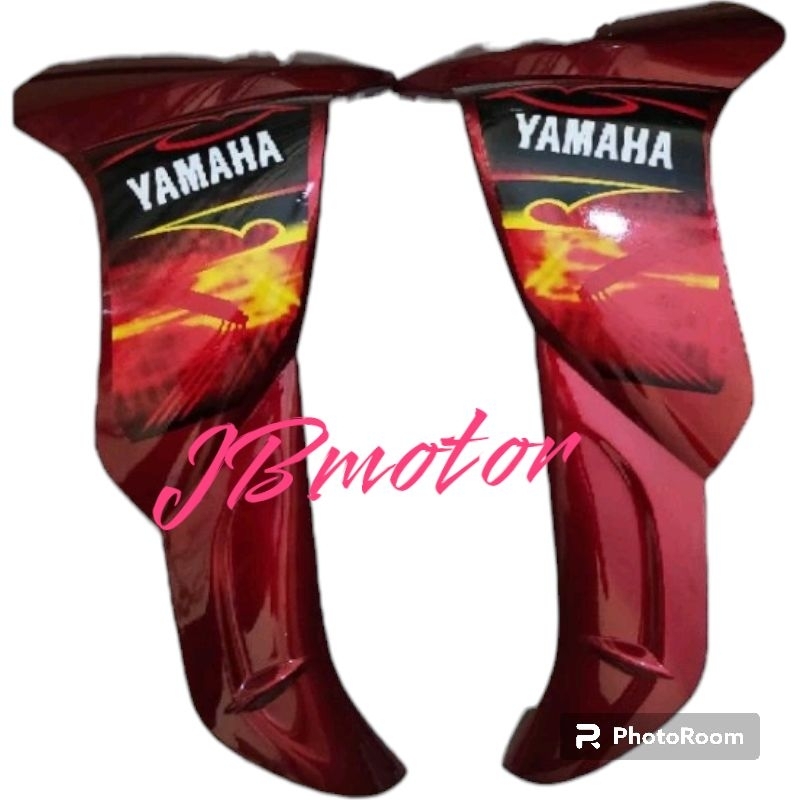 Sayap luar Jupiter Z Burhan merah maroon+ striping