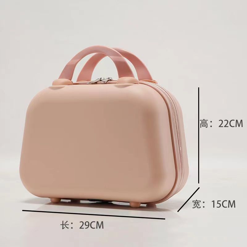 JZR Koper Mini 14 inch Koper kecil Koper Mini Beauty Case tas make up koper Kosmetik Premium Bahan f