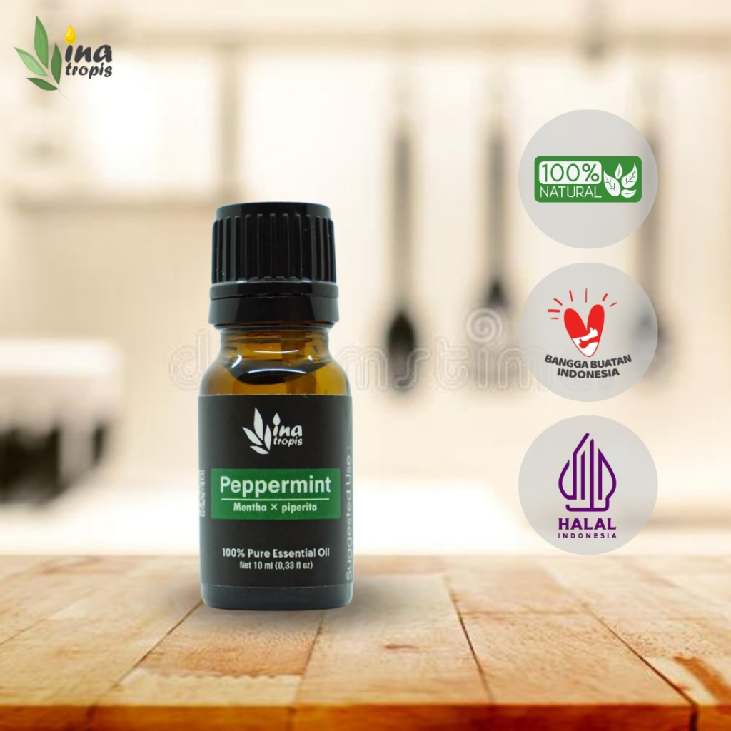 Peppermint Essential Oil | Hadiah Natal | Peppermint Essential Oil murni | Batuk & Pilek - Cough & F