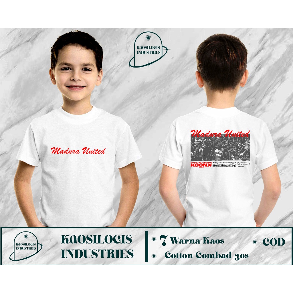 Kaos Anak Madura United Kconk Mania Suporter MU - Kaosilogis