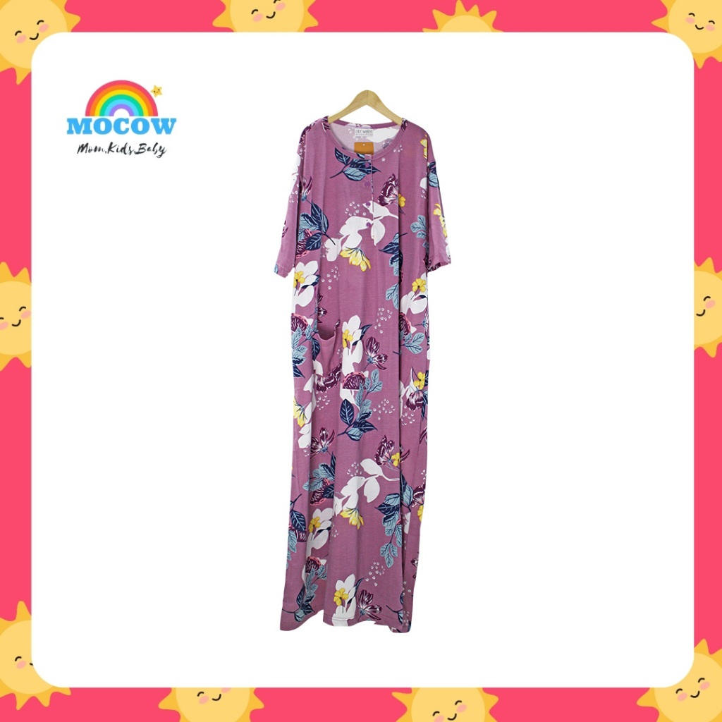 DASTER LILY WHITE / DASTER MOTIF BUNGA