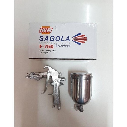 Spray Gun Sagola F75G IWA Tabung Atas 400ML Spray Gun F75G Sagola IWA