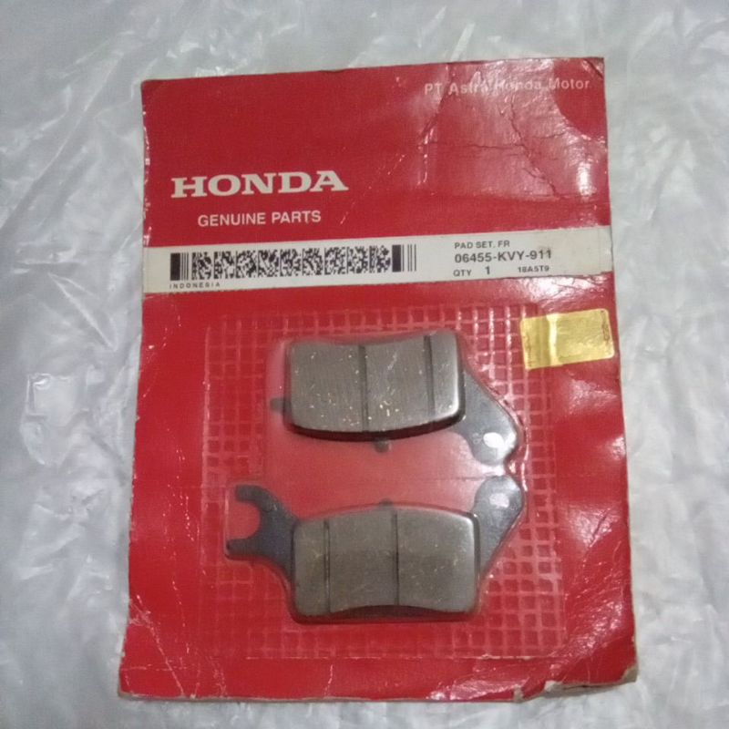 kampas rem depan honda beat karbu original