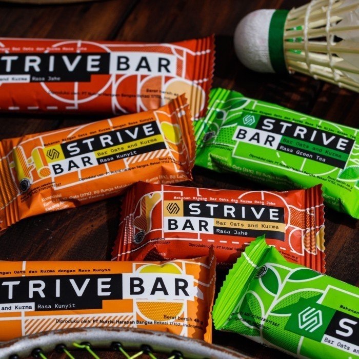 

STRIVE Bite Size Energy Bar 20Gram untuk sebelum dan SELAMA olahraga Rasa Mix