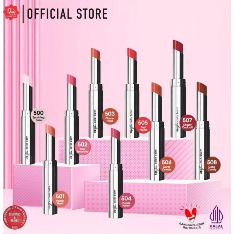 RED - A Lip Glo Color Balm Lip Balm - Lipbalm